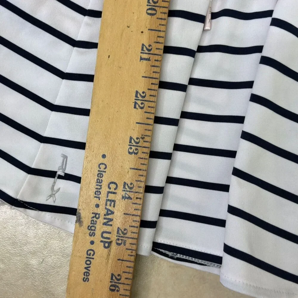 Ralph Lauren X Girls Striped Dress elastic drawstring waist  Size S (7) pockets